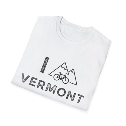 I (Mountain) Bike Vermont // Unisex Softstyle T-Shirt