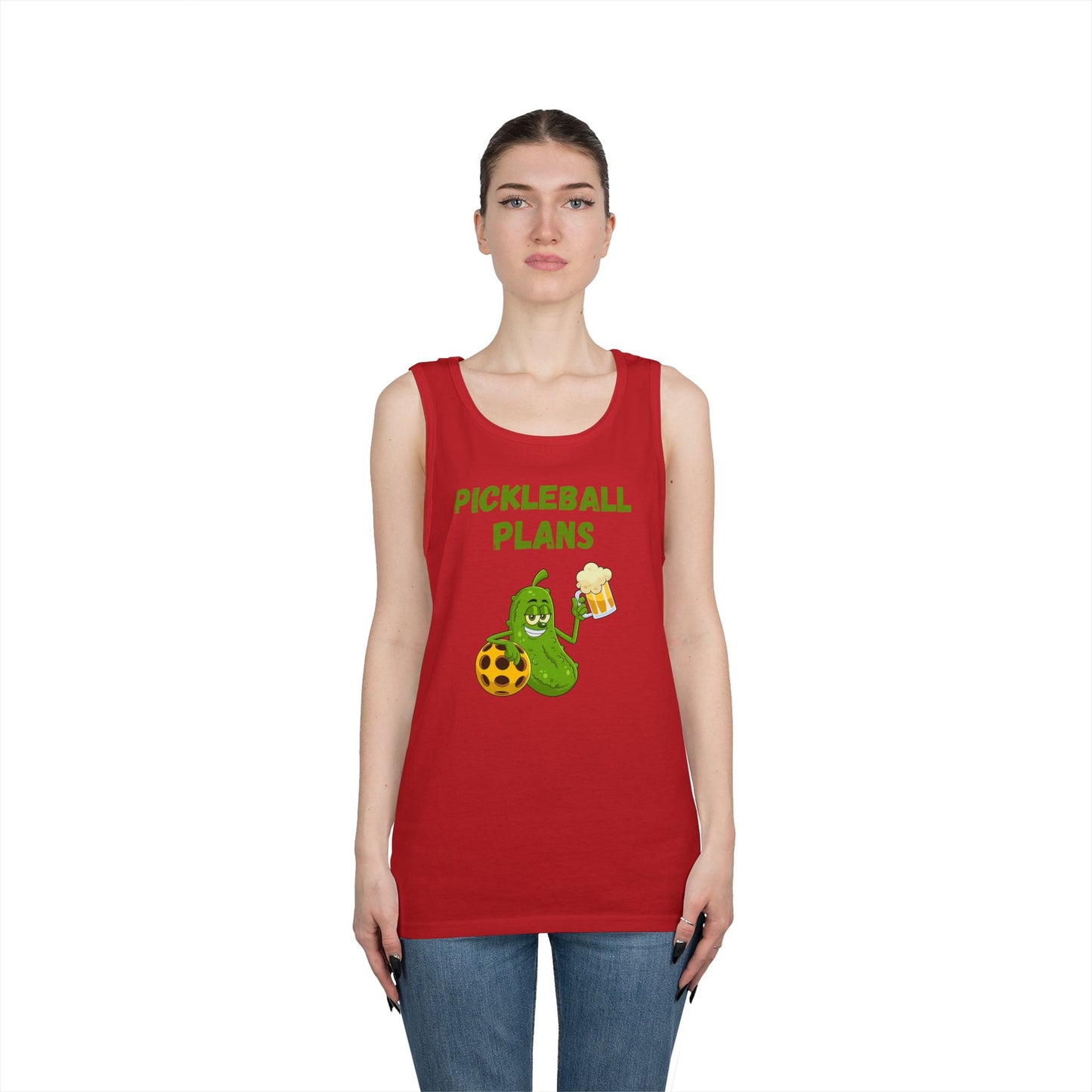 Pickleball Plans // Unisex Heavy Cotton Tank Top
