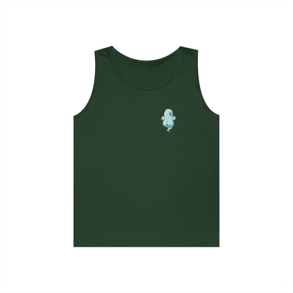 Power Bottom Autumn- Blue Ghost // Playful Tank Top for Unisex
