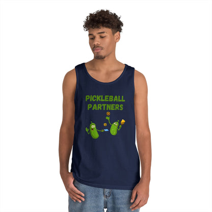 Pickleball Partners 1 // Unisex Heavy Cotton Tank Top