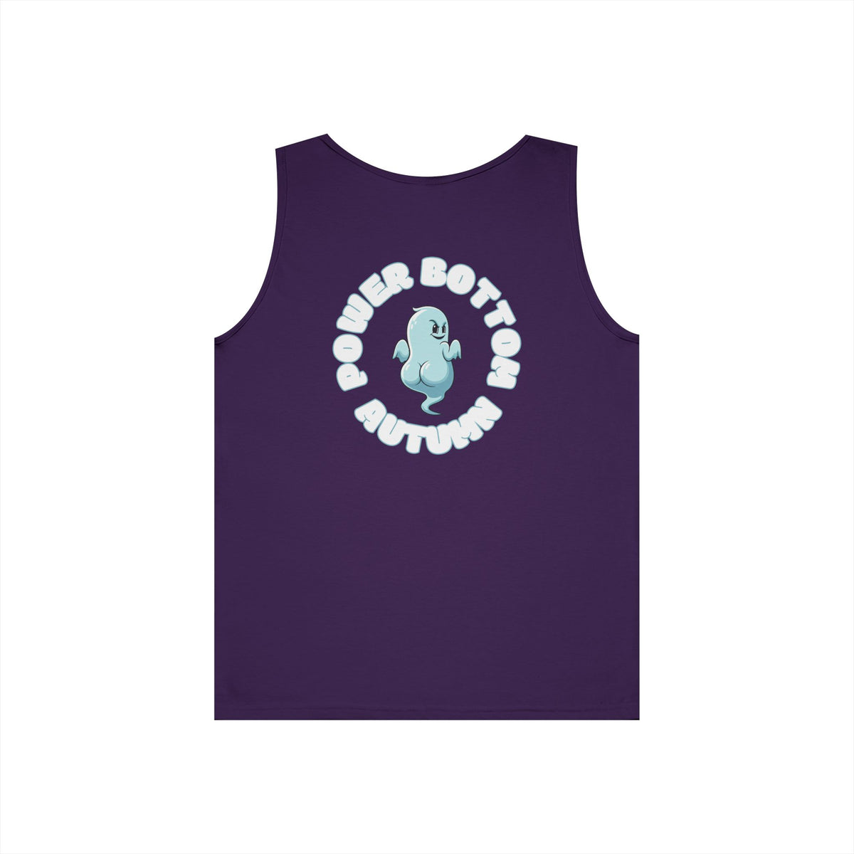 Power Bottom Autumn- Blue Ghost // Playful Tank Top for Unisex