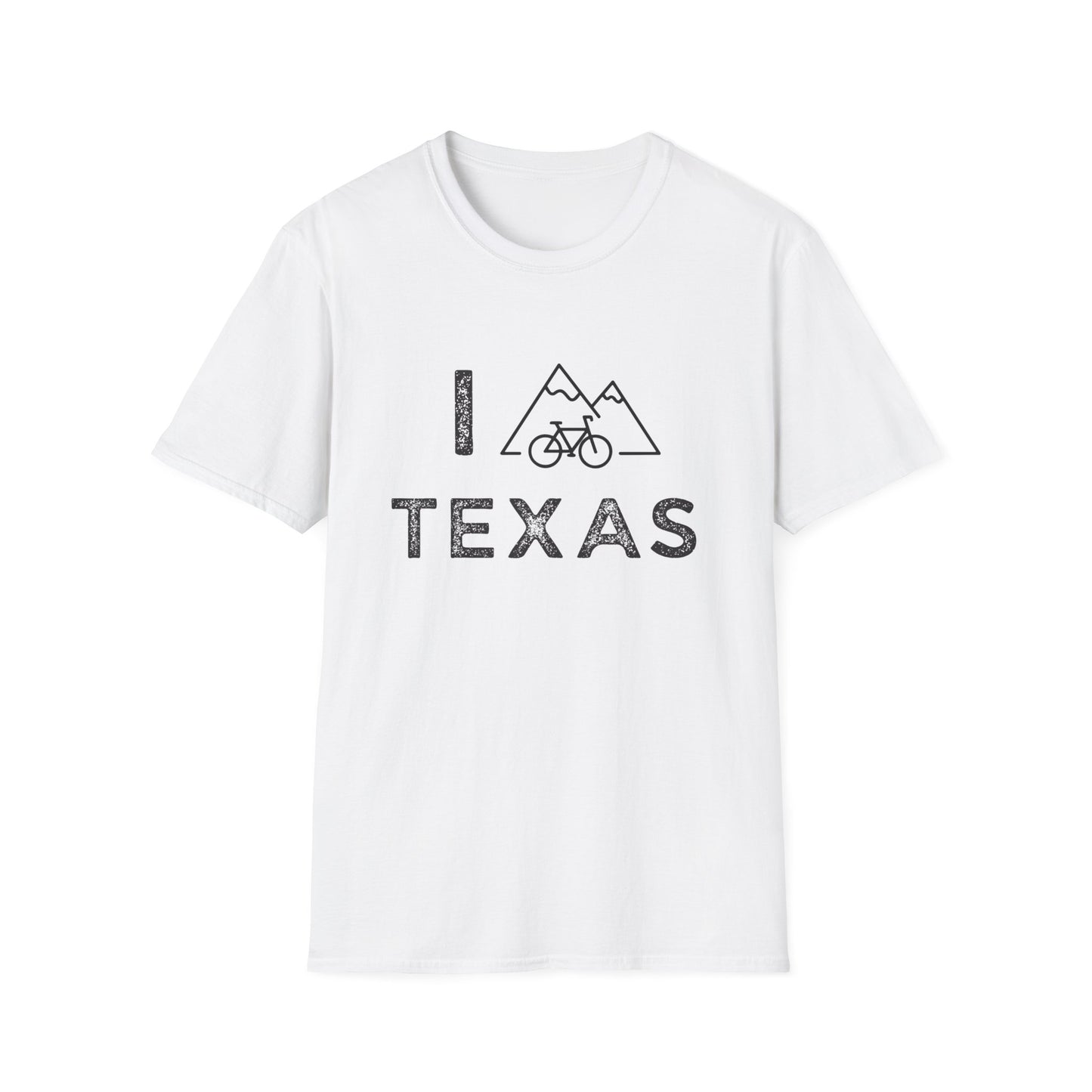 I (Mountain) Bike Texas // Unisex Softstyle T-Shirt