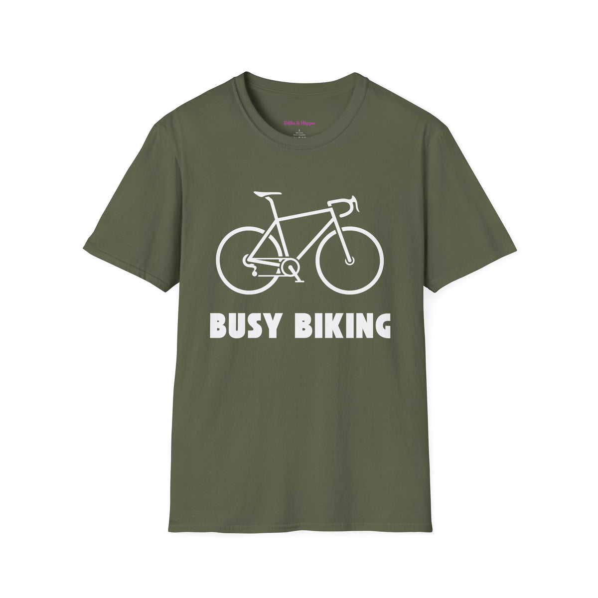 Busy (Road) Biking // Unisex Softstyle T-Shirt