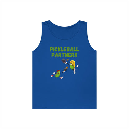 Pickleball Partners 2 // Unisex Heavy Cotton Tank Top