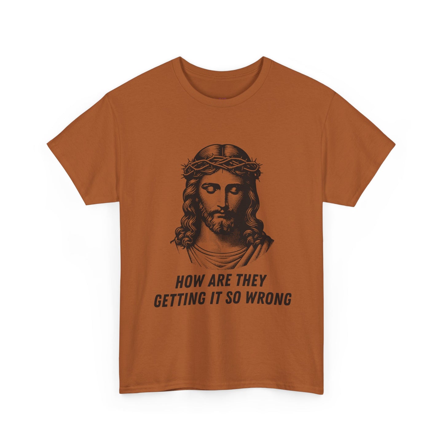 Christ-Inspired Unisex Heavy Cotton Tee - How Are They Getting It So Wrong?