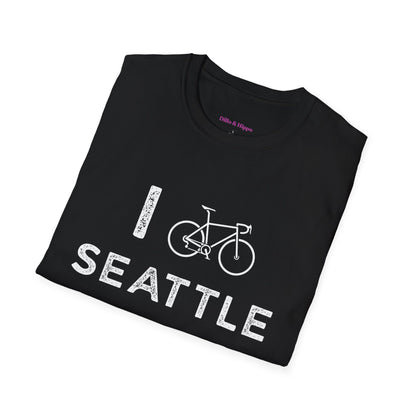 I (Road) Bike Seattle // Unisex Softstyle T-Shirt