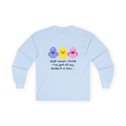 Ducks in a Row // Unisex Ultra Cotton Long Sleeve Tee