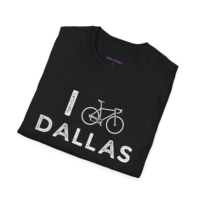 I (Road) Bike Dallas //  Unisex Softstyle T-Shirt