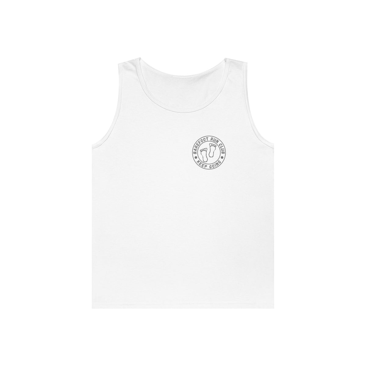 Barefoot Run Club // Bigfoot Founding Member // Double Sided Unisex Heavy Cotton Tank Top