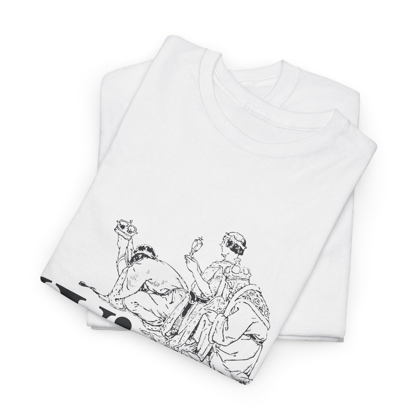 Wise Guys Unisex Heavy Cotton Tee - Stylish Graphic Tee for Casual Wear