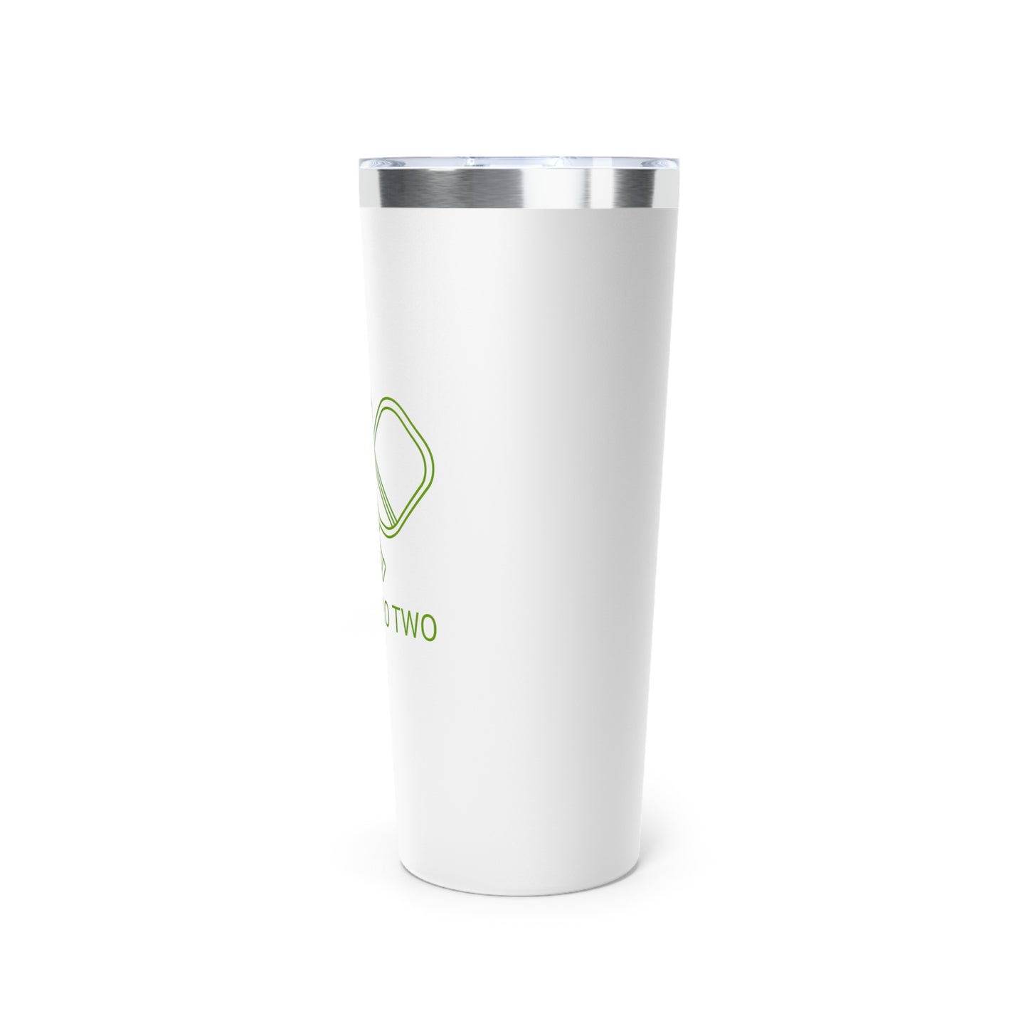 Zero Zero Two Pickleball // Copper Vacuum Insulated Tumbler, 22oz - Blue Text