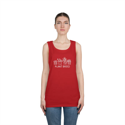 Plant Based // Unisex Heavy Cotton Tank Top - Perfect for Eco Lovers