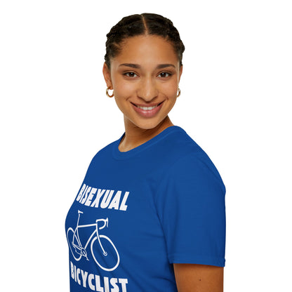 Bisexual (Road) Bicyclist  // Unisex Softstyle T-Shirt
