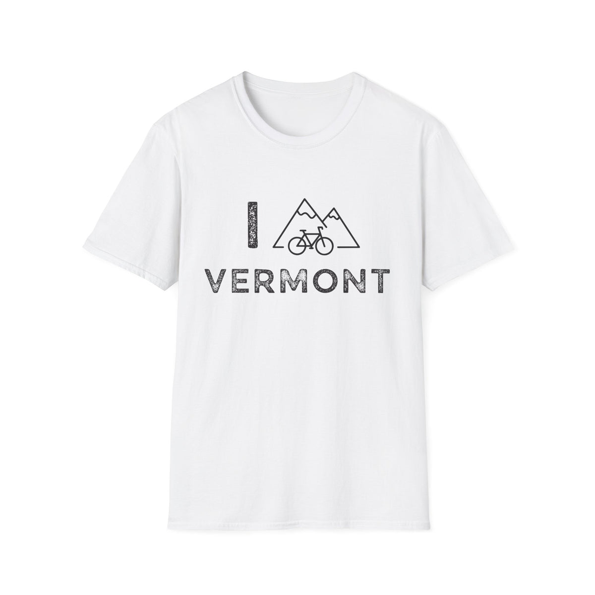 I (Mountain) Bike Vermont // Unisex Softstyle T-Shirt
