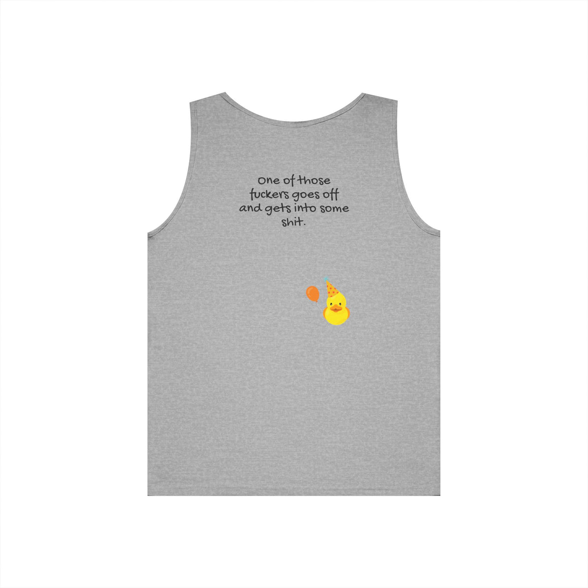 Ducks in a Row // Unisex Heavy Cotton Tank Top