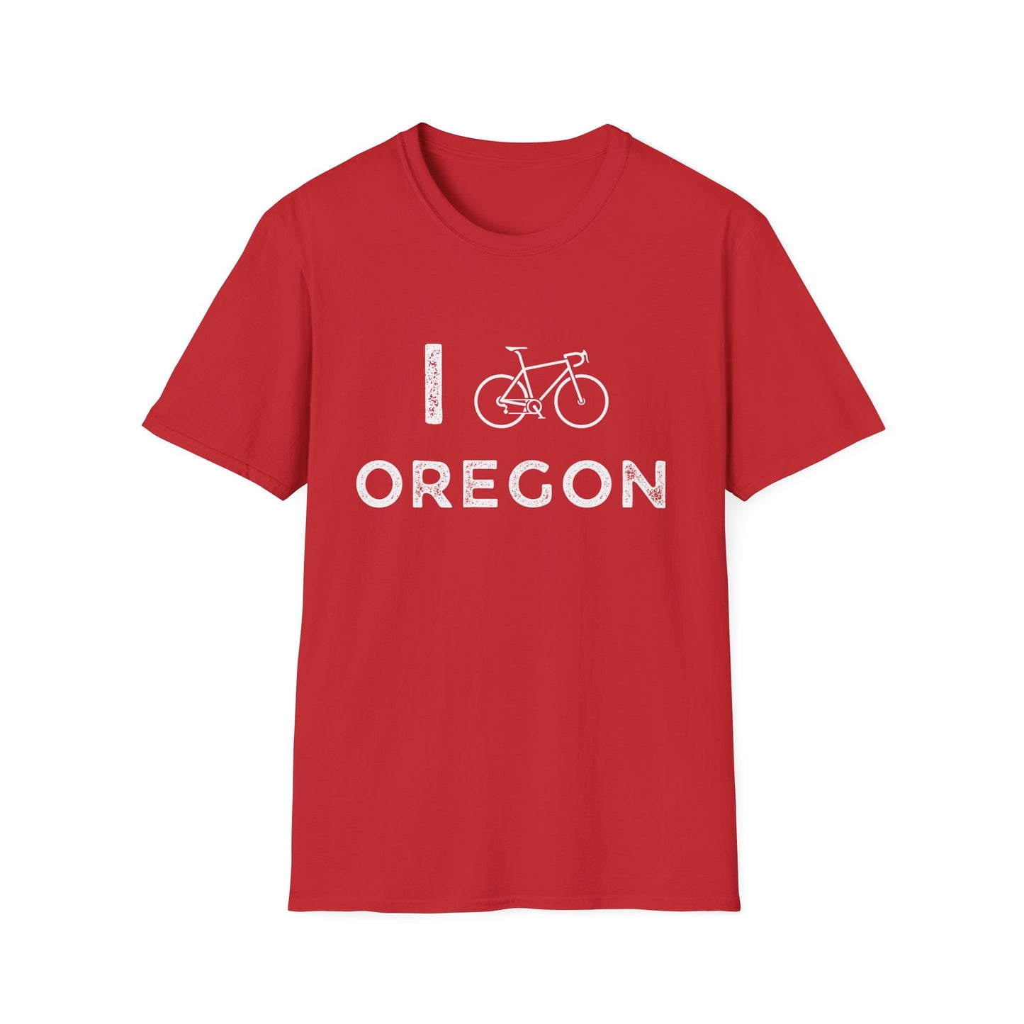 I (Road) Bike Oregon // Unisex Softstyle T-Shirt