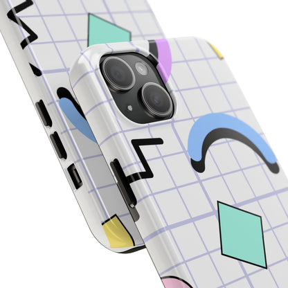 90s Baby Zig Zag and Shapes // iPhone Case