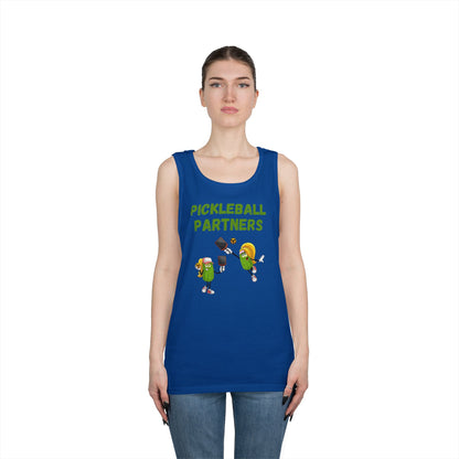 Pickleball Partners 3 // Unisex Heavy Cotton Tank Top