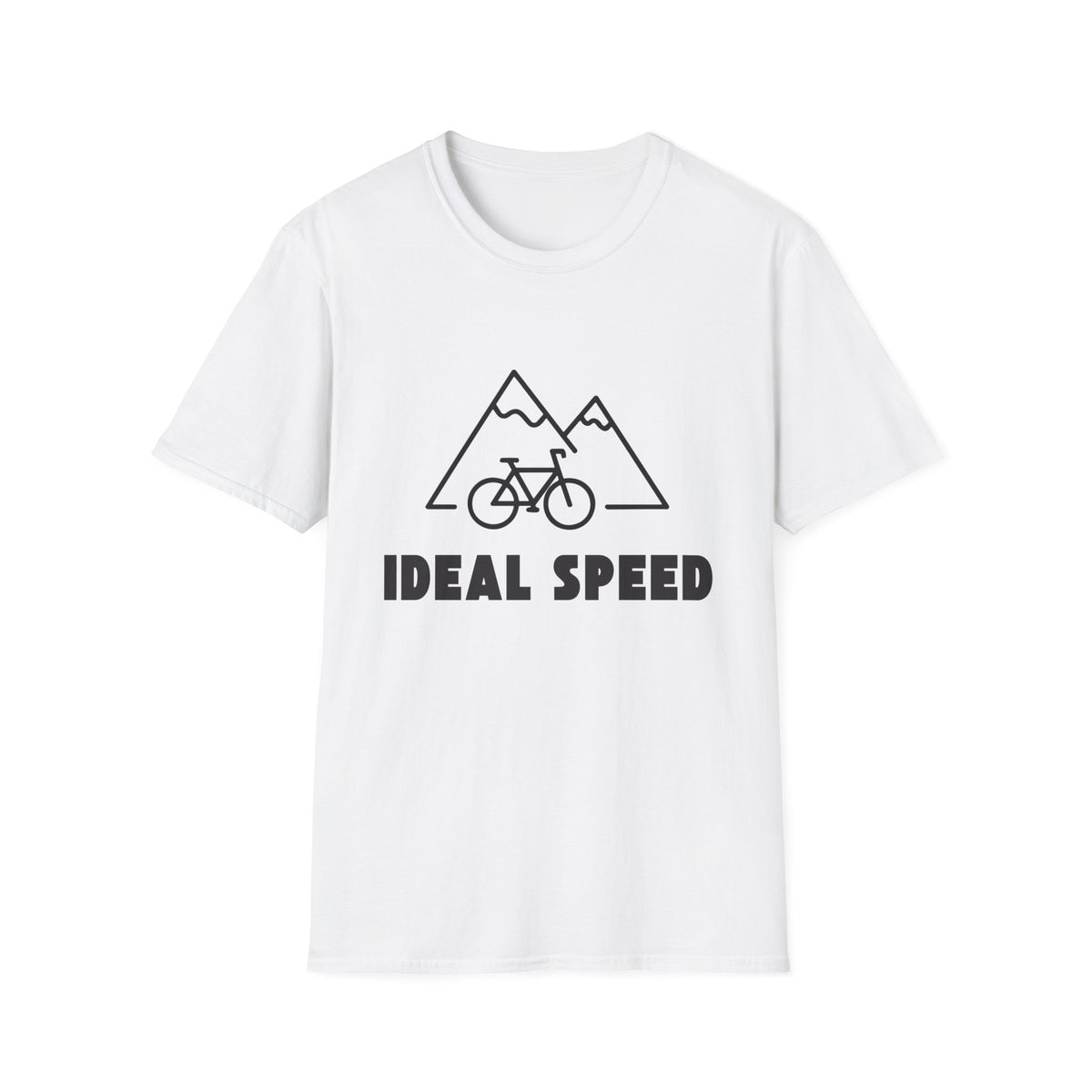 Ideal Speed (Mountain Bike) // Unisex Softstyle T-Shirt