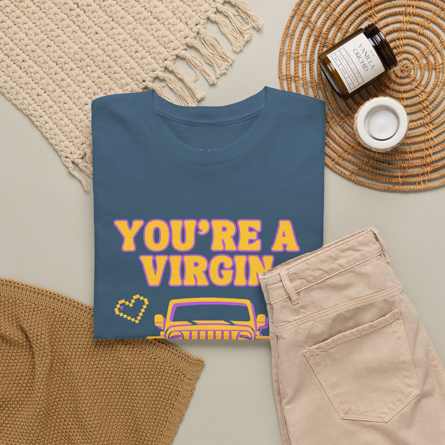 You're a Virgin Who Can't Drive // Unisex Heavy Cotton Tee