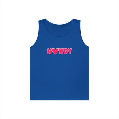 H<3wdy // Unisex Heavy Cotton Tank Top - Trendy Summer Wear for Fun and Relaxation