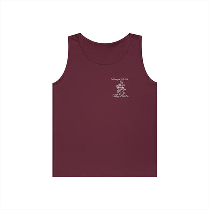 Hangin' With My Buds // Happy Plant Lover Unisex Heavy Cotton Tank Top - Perfect for Gardening Enthusiasts