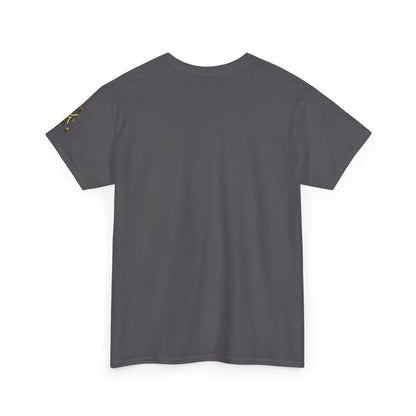 Tennis - King of the Court Card Tee — Sleeve Print Vintage Playing Card Graphic T-Shirt