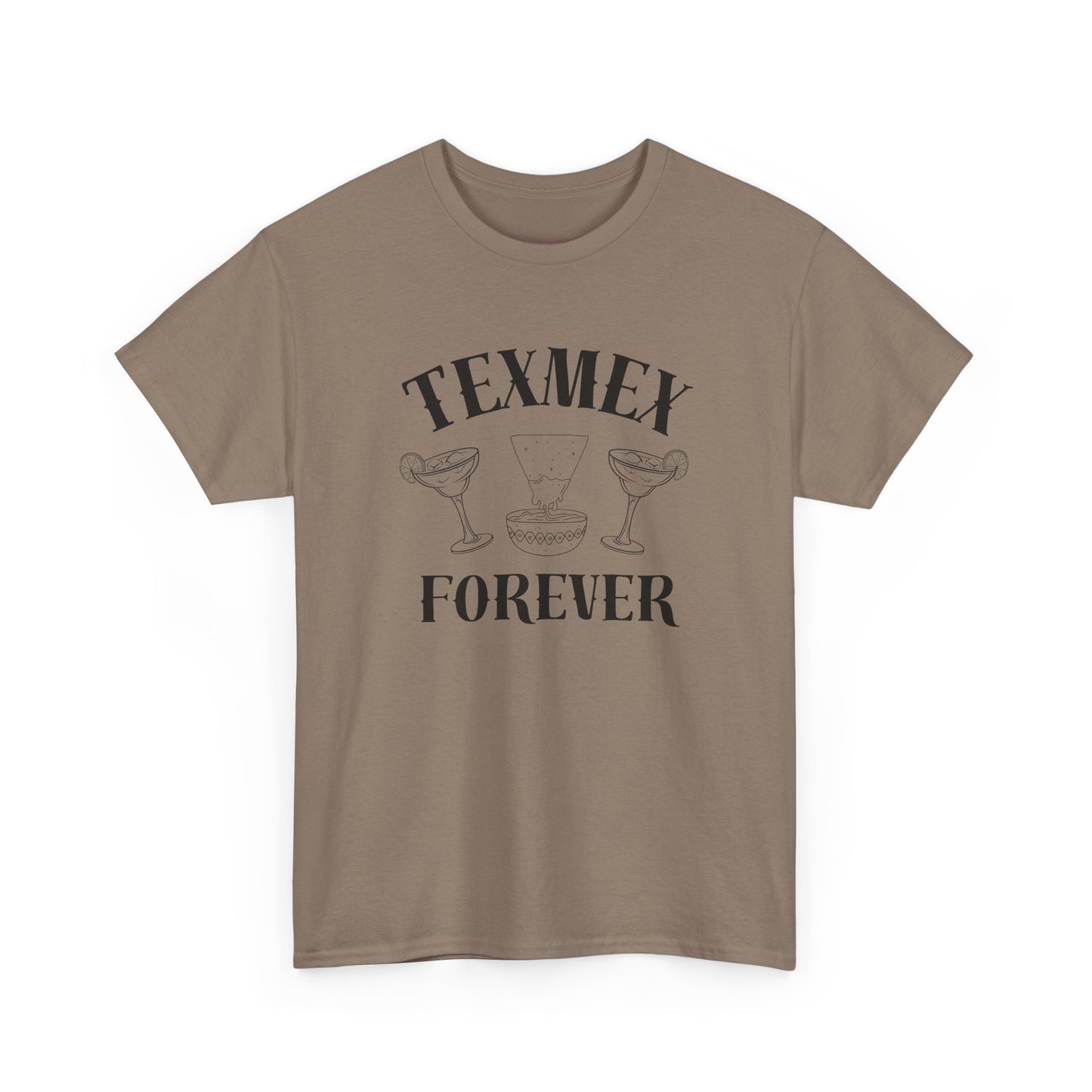 Tex-Mex Forever - Ritas & Queso // Unisex Heavy Cotton Tee - Fun Casual T-Shirt for Food Lovers
