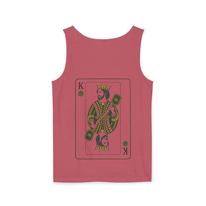 Pickleball - King of the Court - Vintage Playing Card - Tank Top — Graphic Tank