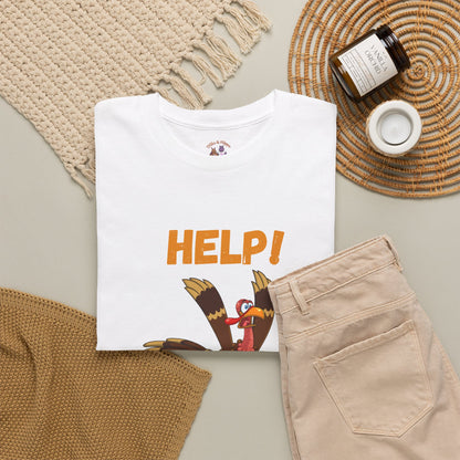 Help! I Married into a Turkey Trot Family // Unisex Jersey Short Sleeve Tee