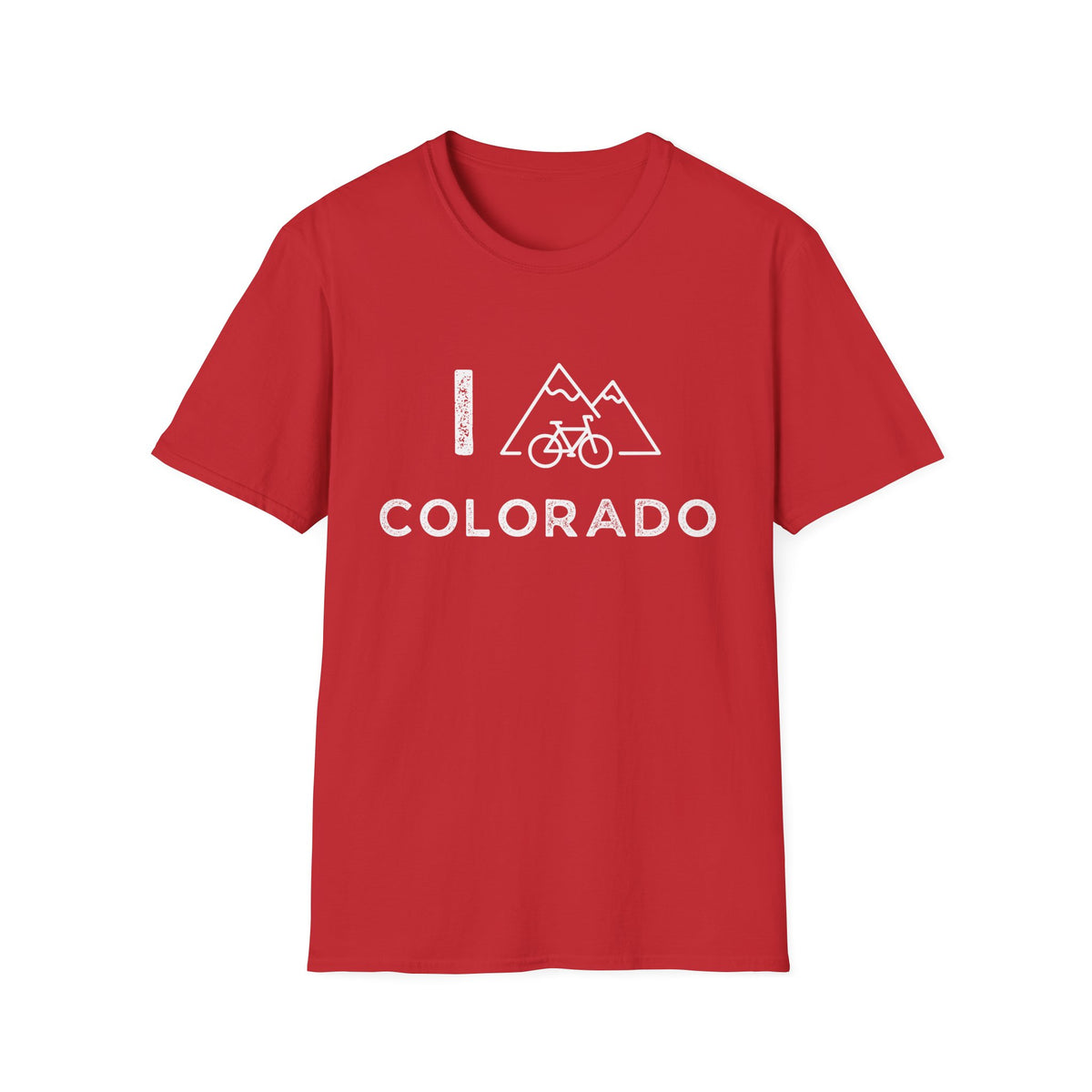 I (Mountain) Bike Colorado // Unisex Softstyle T-Shirt