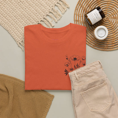 We're Rooting For You - Flowers // Unisex Heavy Cotton Tee - Perfect for Everyday Comfort