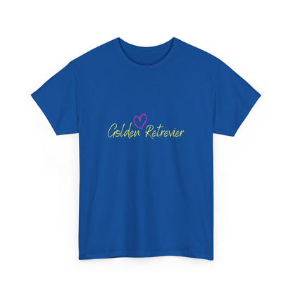 Golden Retriever Woofin' For My Black Cat // Unisex Heavy Cotton Tee - Relationship Dynamics