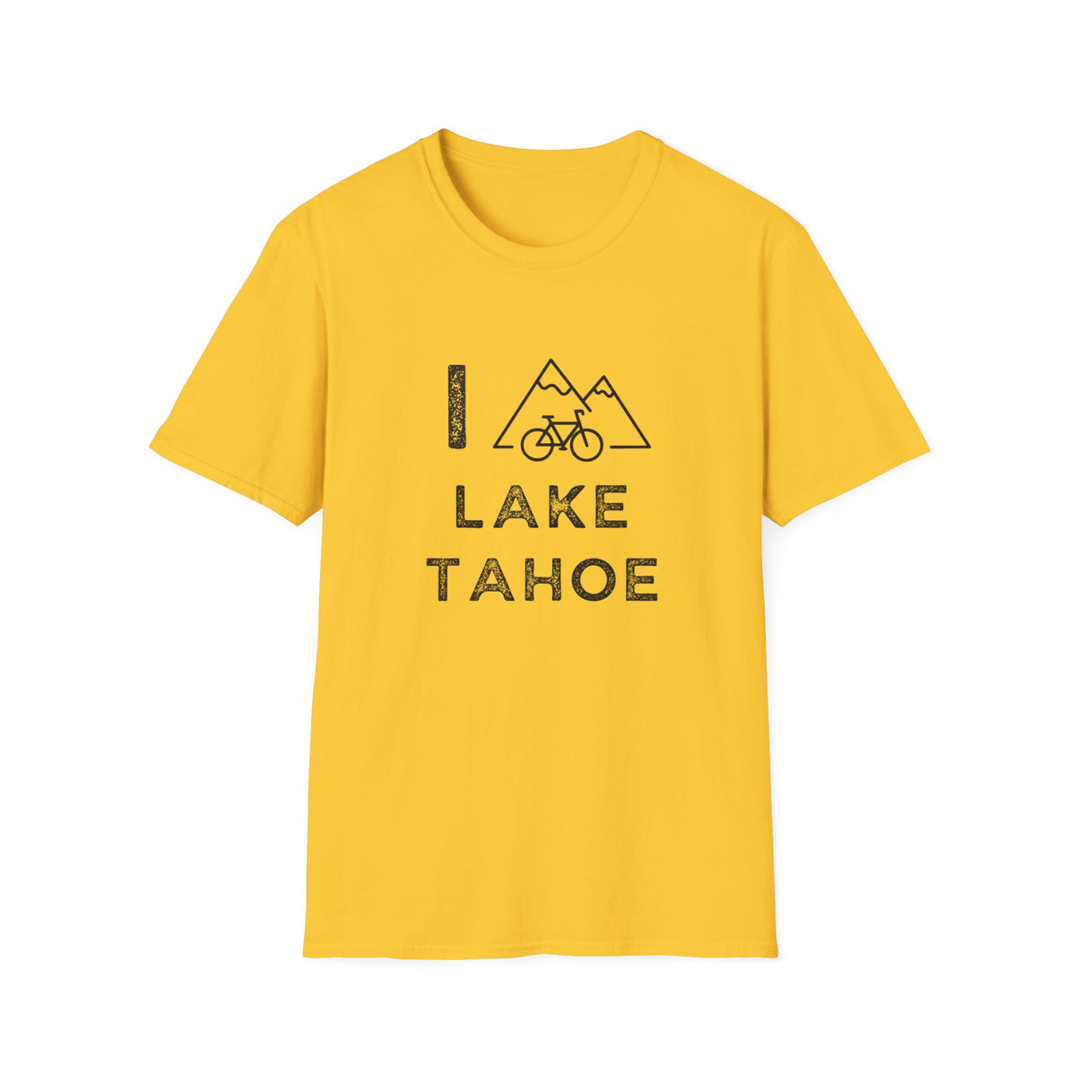 I (Mountain) Bike Lake Tahoe // Unisex Softstyle T-Shirt