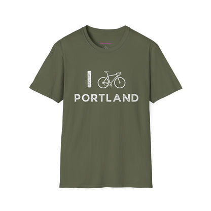 I (Road) Bike Portland // Unisex Softstyle T-Shirt