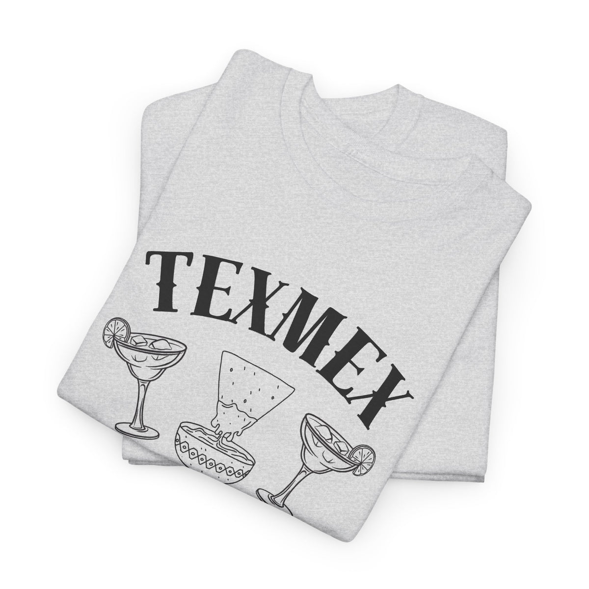 Tex-Mex Forever - Ritas & Queso // Unisex Heavy Cotton Tee - Fun Casual T-Shirt for Food Lovers