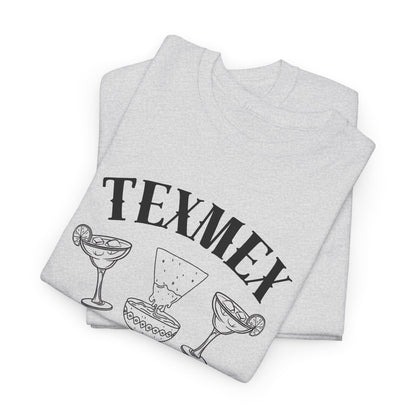 Tex-Mex Forever - Ritas & Queso // Unisex Heavy Cotton Tee - Fun Casual T-Shirt for Food Lovers