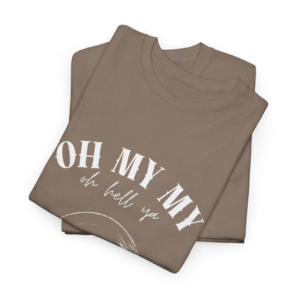 Oh My My Vintage Vinyl Graphic // Unisex Heavy Cotton Tee - Perfect for Music Lovers