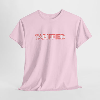 Tarrified // Unisex Heavy Cotton Tee - Scary Economy Statement Shirt