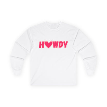 H<3wdy // Heart Long Sleeve Tee – Unisex Ultra Cotton Shirt for Casual Style