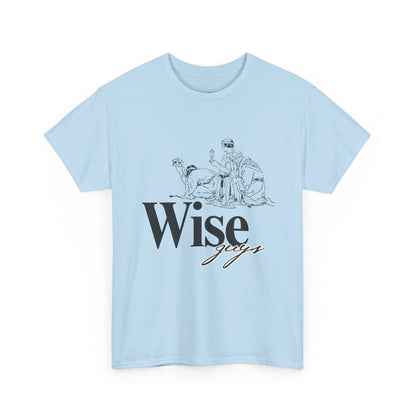 Wise Guys Unisex Heavy Cotton Tee - Stylish Graphic Tee for Casual Wear