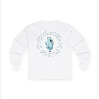 Unisex Ultra Cotton Long Sleeve Tee - 'Power Bottom Autumn' Graphic
