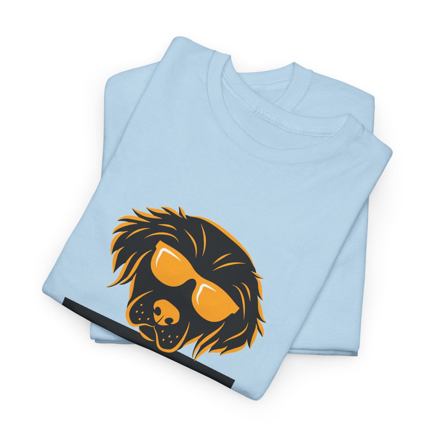 Golden Retriever with Sign //  Unisex Heavy Cotton Tee