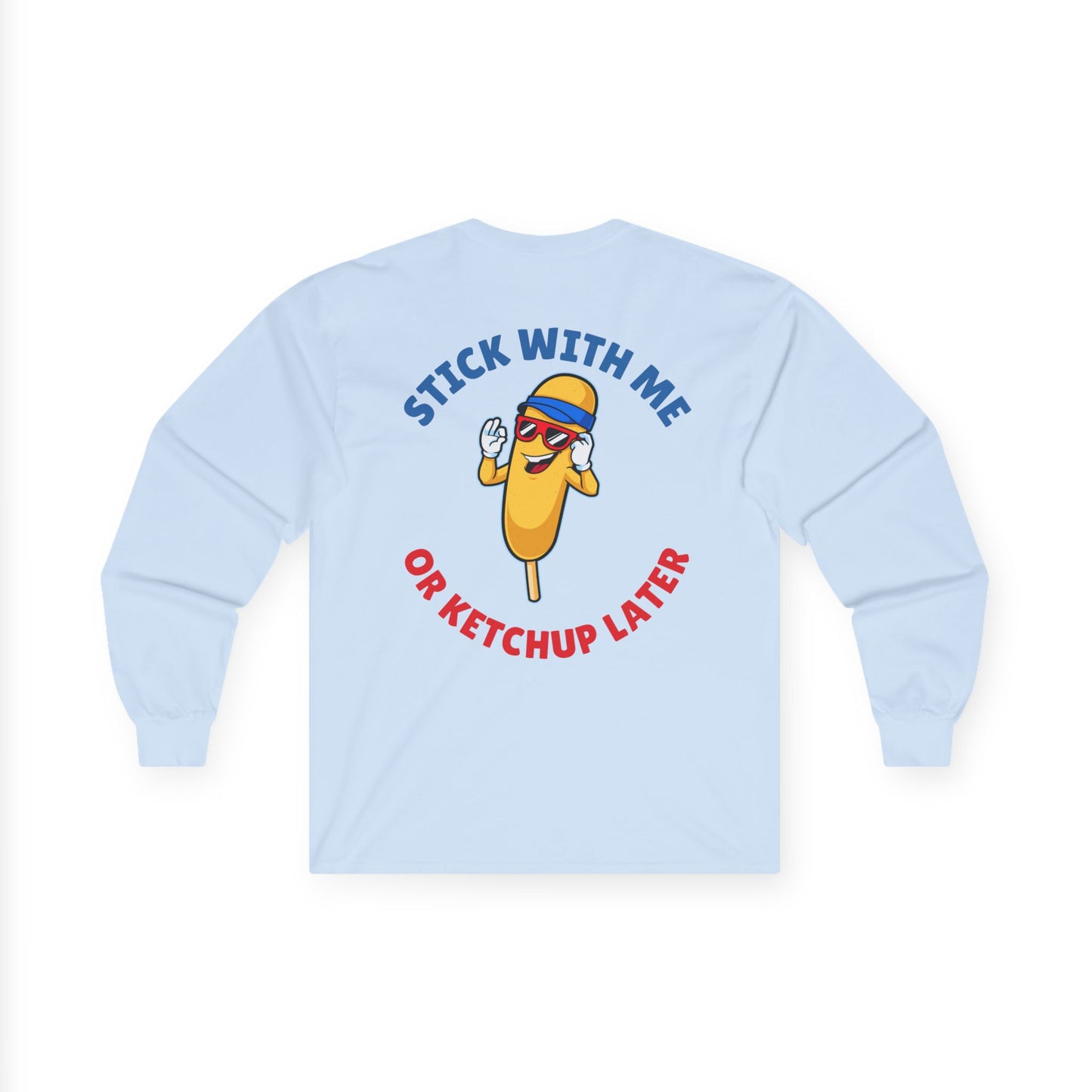 Corndog Season // Long Sleeve Tee - Fun Unisex Apparel for Food Lovers