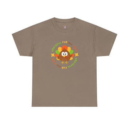 Grateful for All Y'all with Turkey // Unisex Jersey Short Sleeve Tee