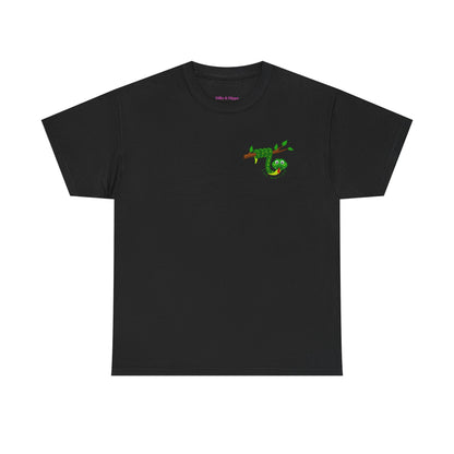 Keep Hanging On - Snake // Unisex Heavy Cotton Tee - Positive Message T-Shirt