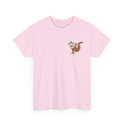 Keep Hangin' On - Sloth // Unisex Heavy Cotton Tee - Motivational