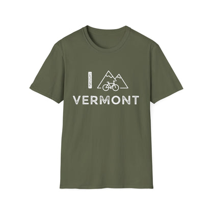 I (Mountain) Bike Vermont // Unisex Softstyle T-Shirt