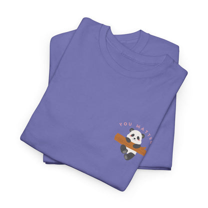 Keep Hangin' On - Panda // Unisex Heavy Cotton Tee -Vibes Graphic Shirt