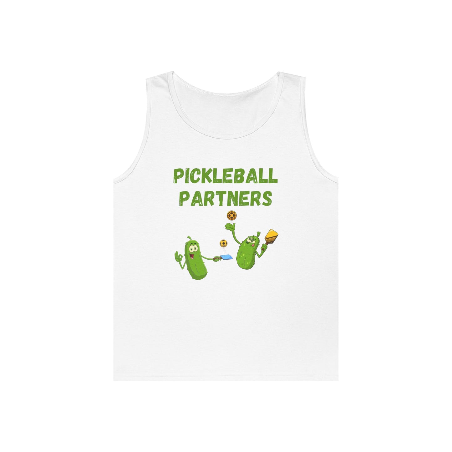 Pickleball Partners 1 // Unisex Heavy Cotton Tank Top